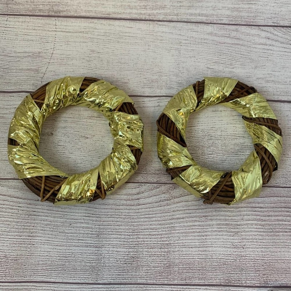 Wood Branch Wreaths Grapevine DIY Craft Home Holiday Christmas Decor 6 1/2"